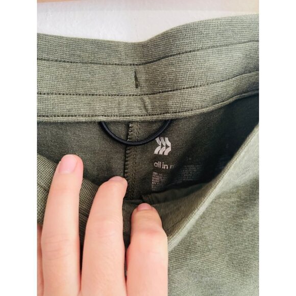 NWT All In Motion Olive Green Pants with hidden zipper sz S - Picture 8 of 8